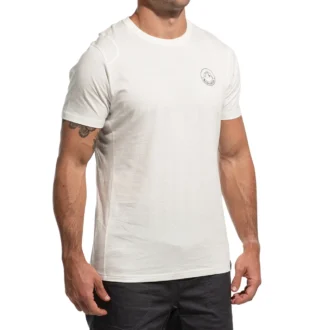 Camiseta con logotipo circular M